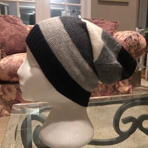 Striped Slouchy Beanie NWT